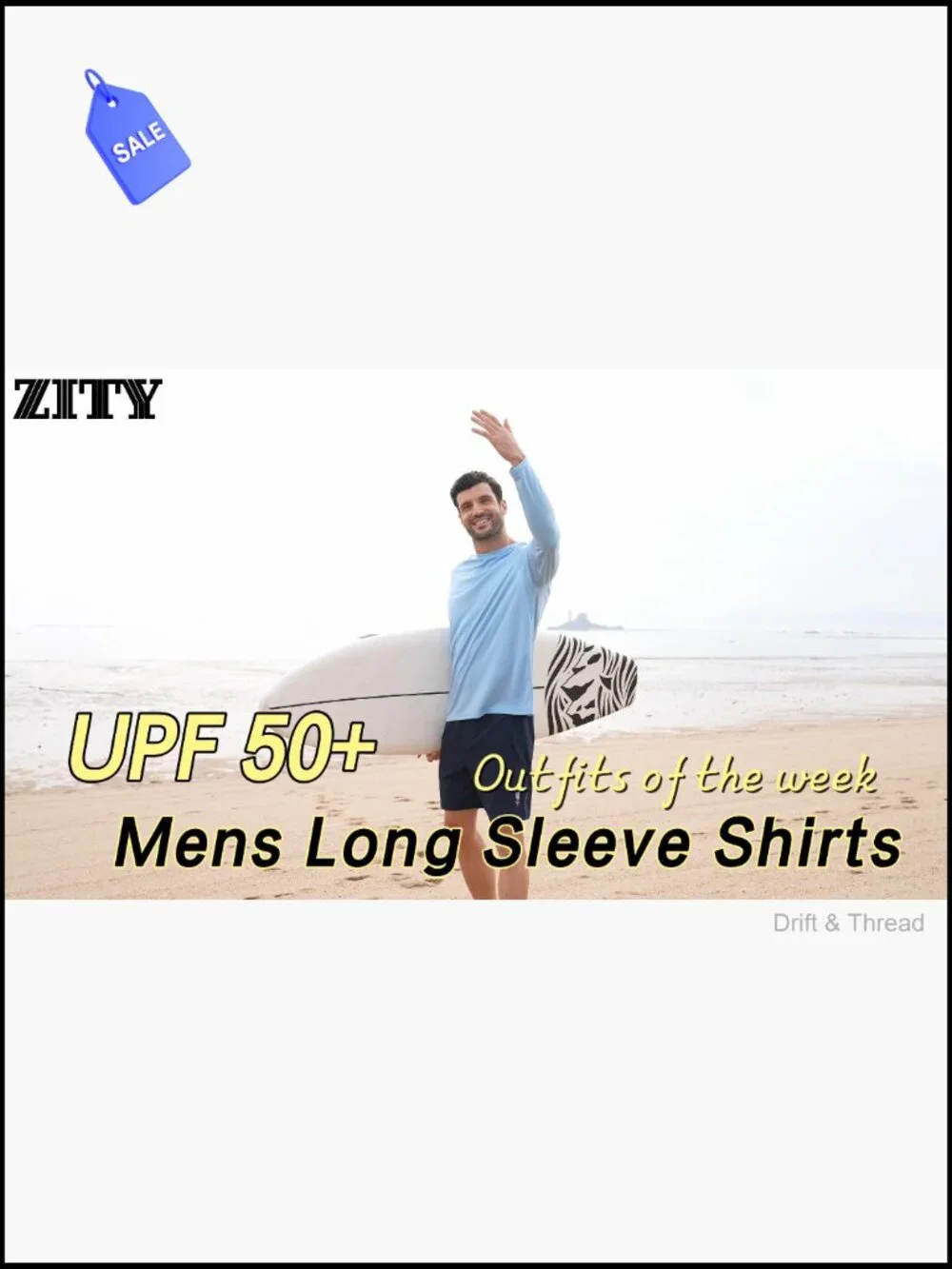 3 Pack Long Sleeve UPF 50+ Sun Protection Rash Guard Tees Men Hiking Running
